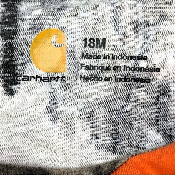 Carthartt onesie elk graphic mossy oak camo back 18M - Picture 3 of 4